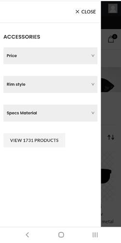 different versions on Desktop and Mobile on ascell product filters set up in woocommerce admin area
