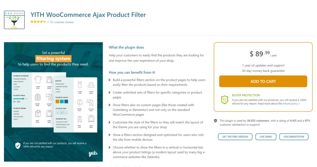 Yith WooCommerce Ajax Product Filter
