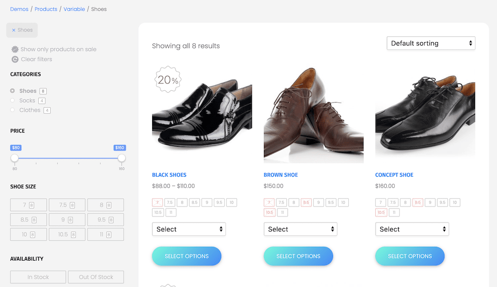 The Product Filter for WooCommerce plugin.
